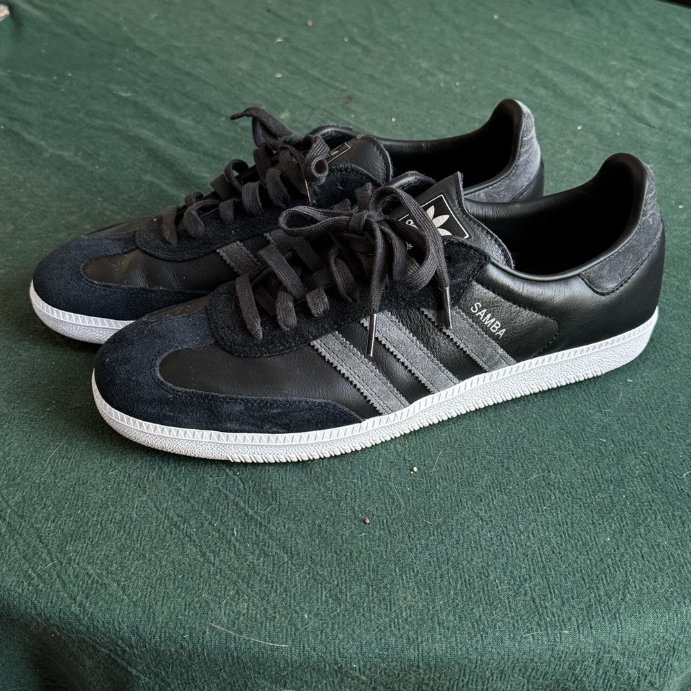 Adidas Samba Skate Black and Grey Sneakers